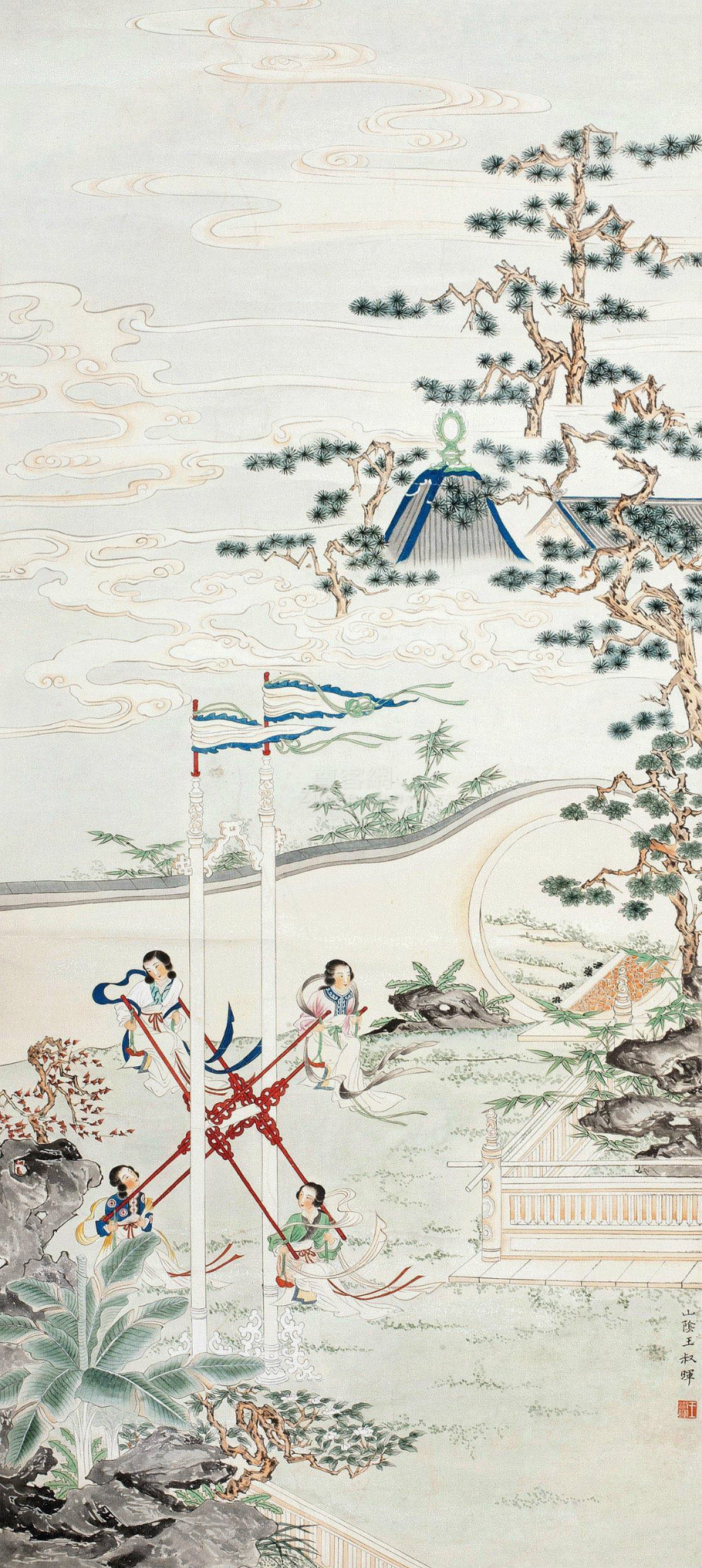 当代画家王叔晖人物绘画艺术作品（五）