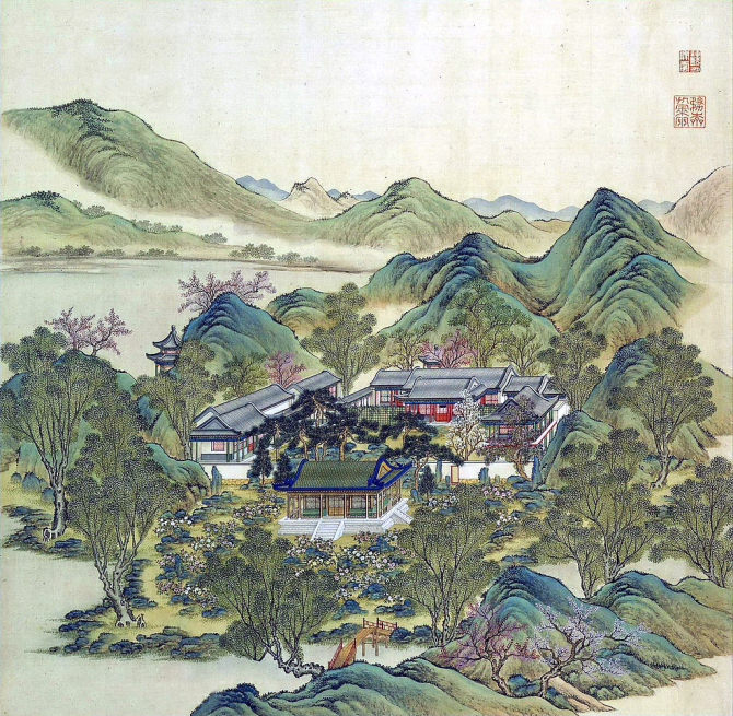 中国传统绘画中的古代豪宅（二）