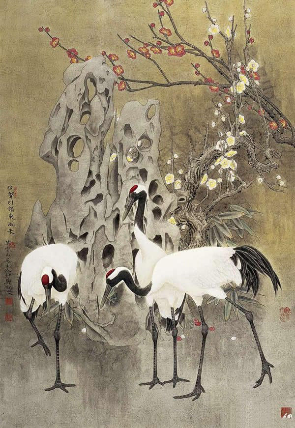 窦申清中国工笔画艺术作品