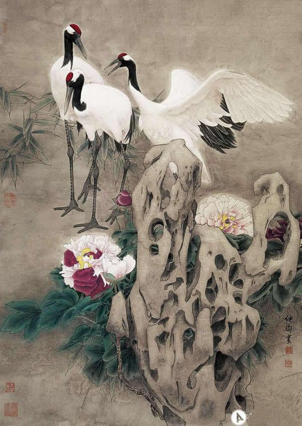 窦申清中国工笔画艺术作品