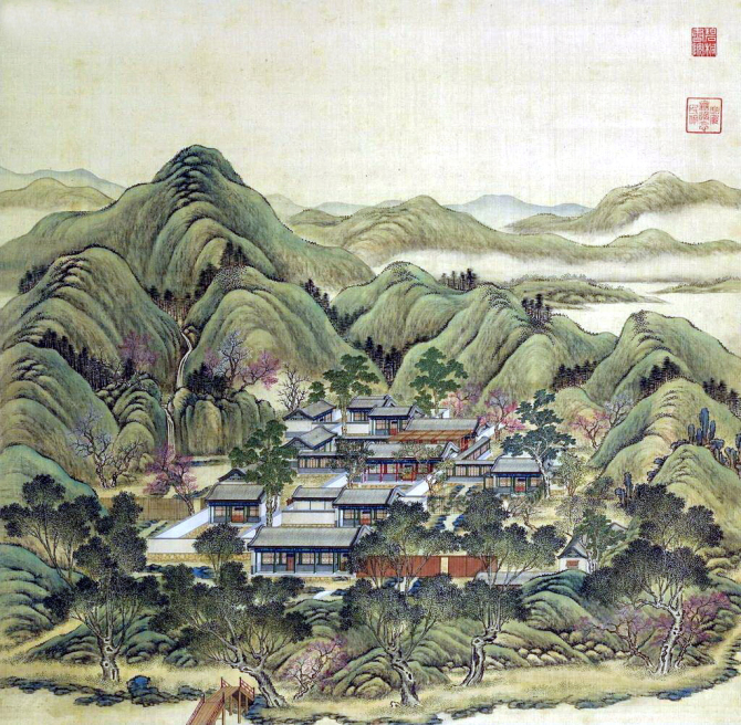 中国传统绘画中的古代豪宅（一）