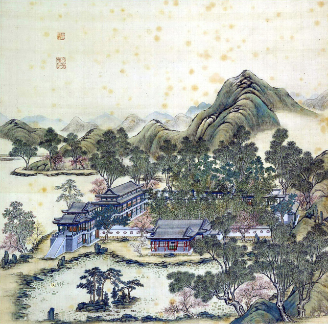 中国传统绘画中的古代豪宅（一）