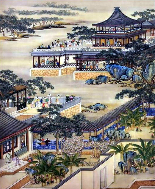 中国传统绘画中的古代豪宅（一）