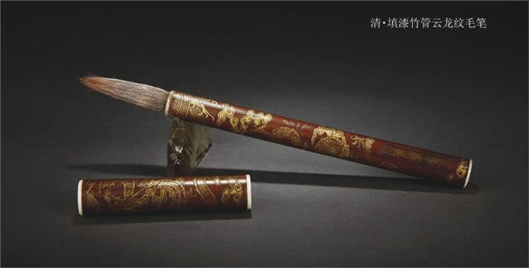 精美的清代文玩毛笔艺术