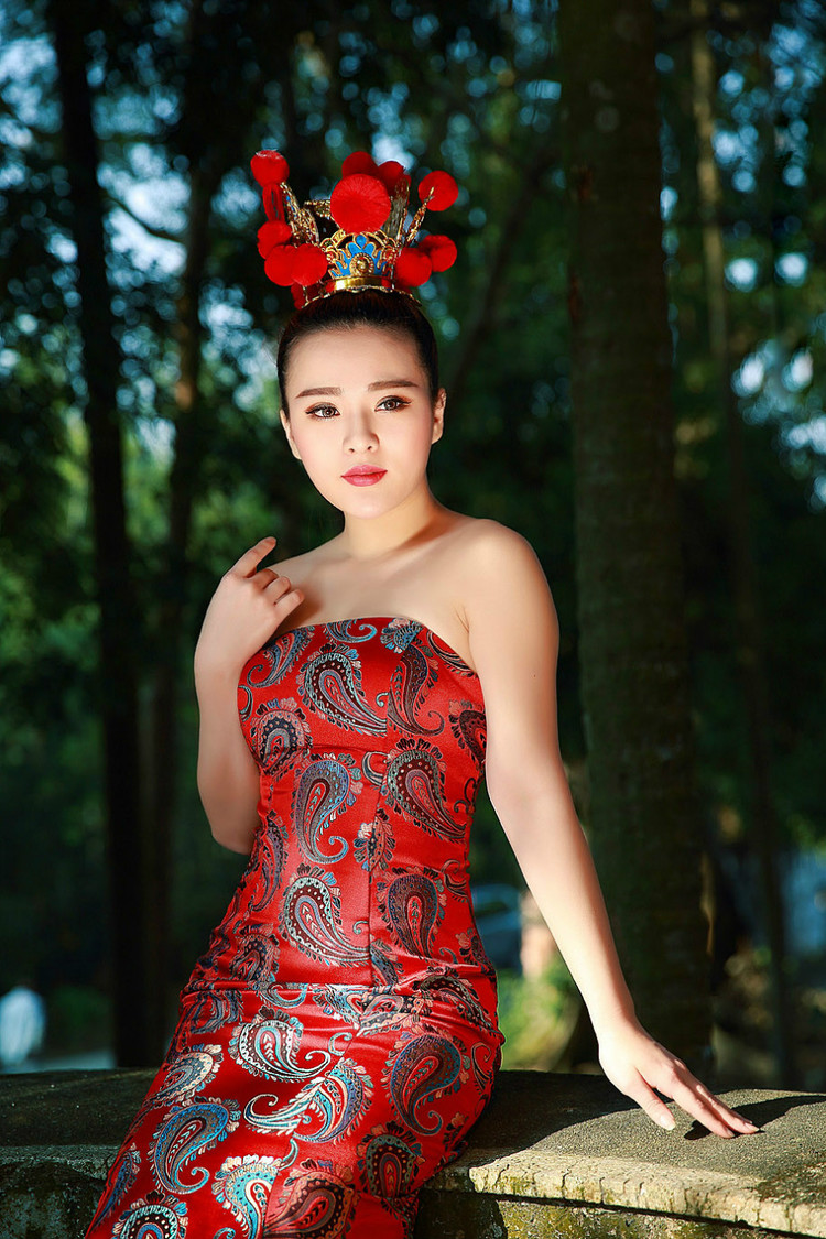 古镇倩女韵悠悠创意摄影艺术