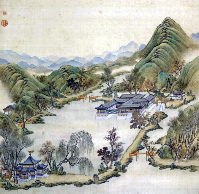 中国传统绘画中的古代豪宅（一）