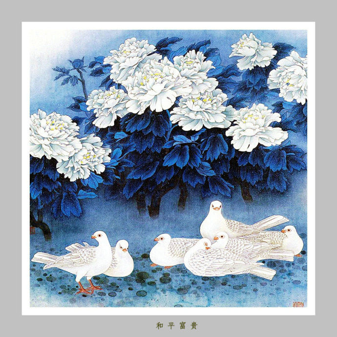 王天胜重彩绘画艺术作品（一）