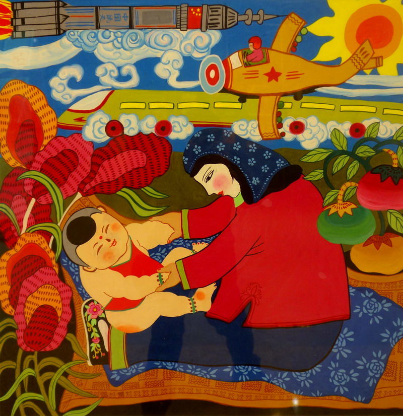 色彩丰富的江苏农民绘画艺术作品（二）