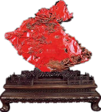 精美的中国鸡血石雕刻艺术（三）