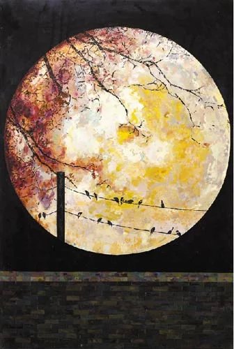 漆画家陈金华教授的漆画艺术作品