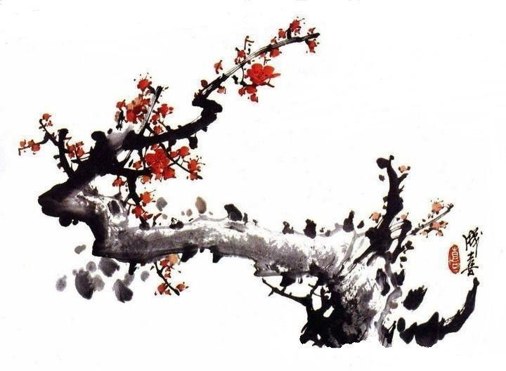 梅兰竹菊—梅视觉艺术作品