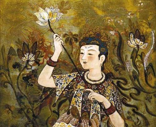 漆画家陈金华教授的漆画艺术作品