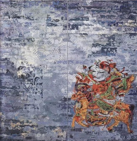 漆画家陈金华教授的漆画艺术作品
