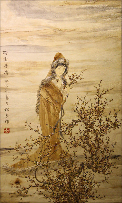 三国演义人物木浮雕艺术品（三）