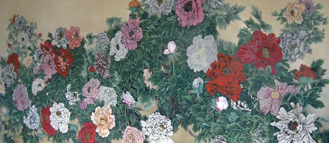 漆画家陈金华教授的漆画艺术作品