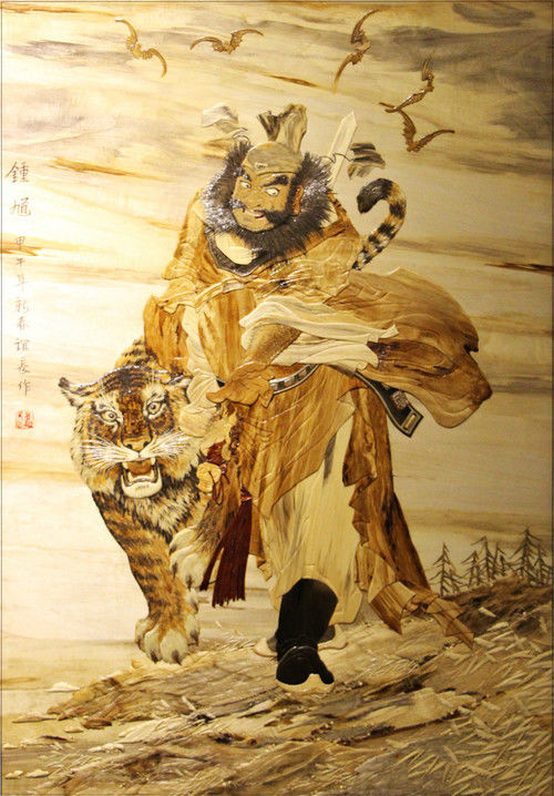 三国演义人物木浮雕艺术品（三）