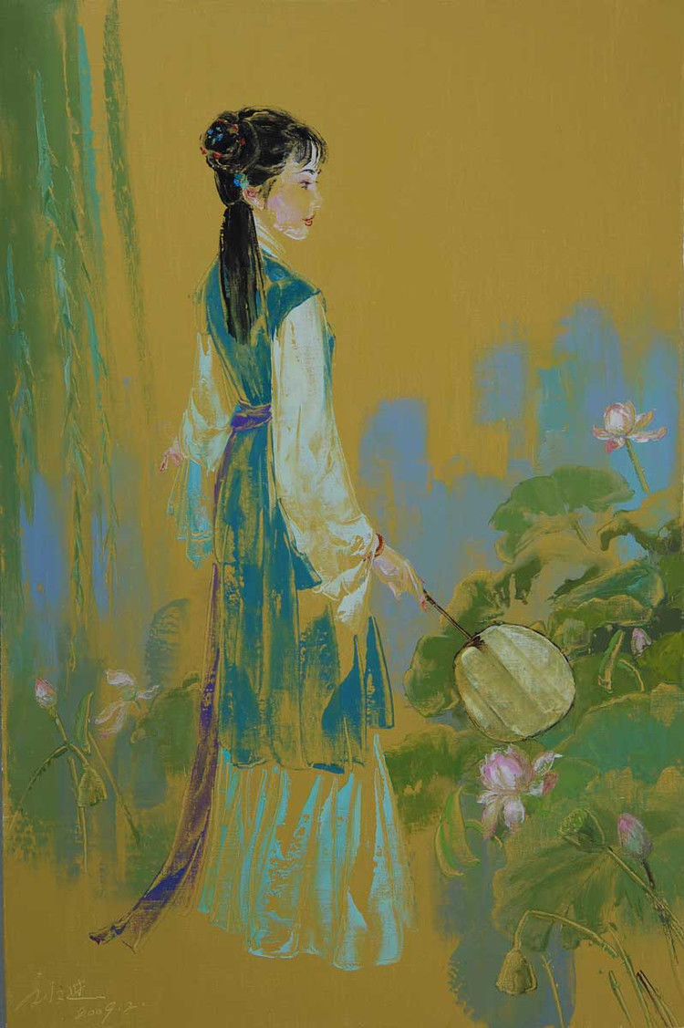 刘文进意象中国传统人物油画（二）
