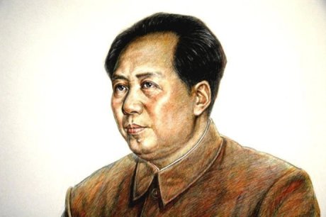 画家刘向荣素描毛泽东绘画作品（二） 