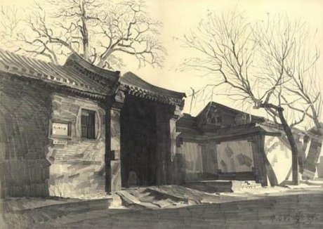 留住老北京胡同创意绘画艺术（二