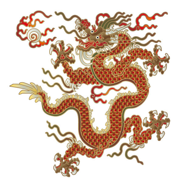 百幅各式各样的中国龙视觉形象（三）