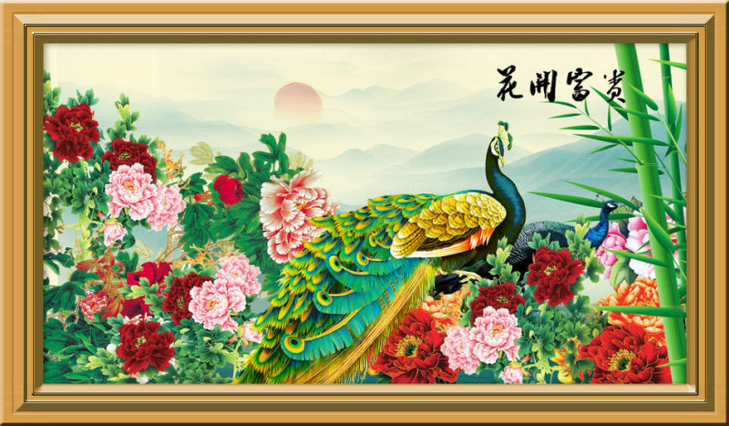 花开富贵创意中国风视觉艺术（一）