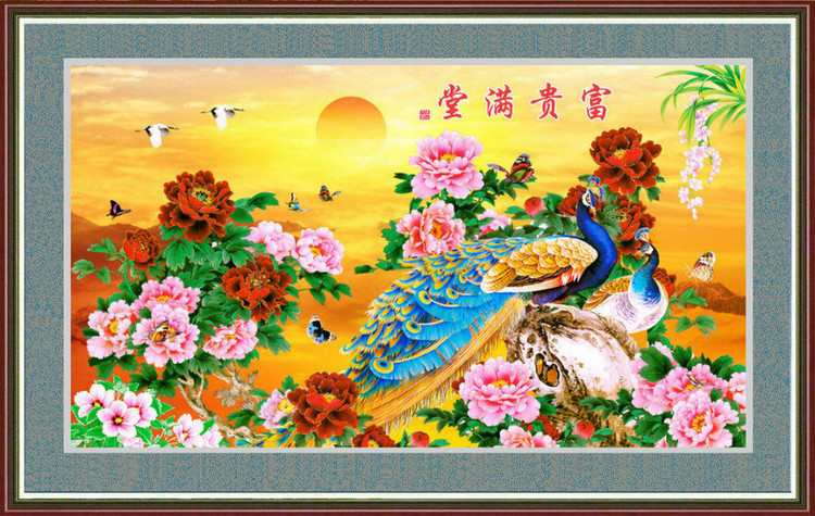 花开富贵吉祥视觉艺术