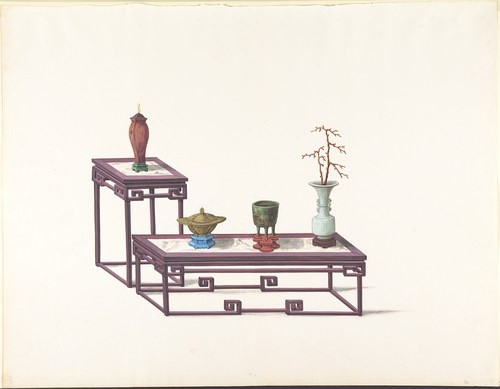 清代家居小品绘画