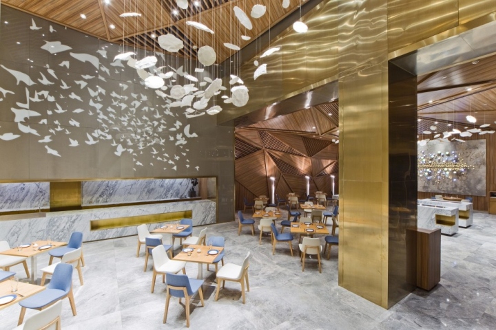 Panorama设计的中国成都Yue餐厅室内