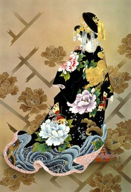 日本艺妓主题插画艺术作品（二） 
