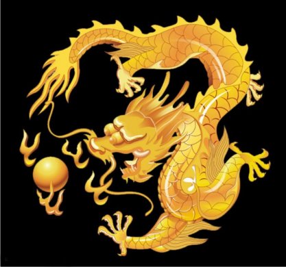 百幅各式各样的中国龙视觉形象