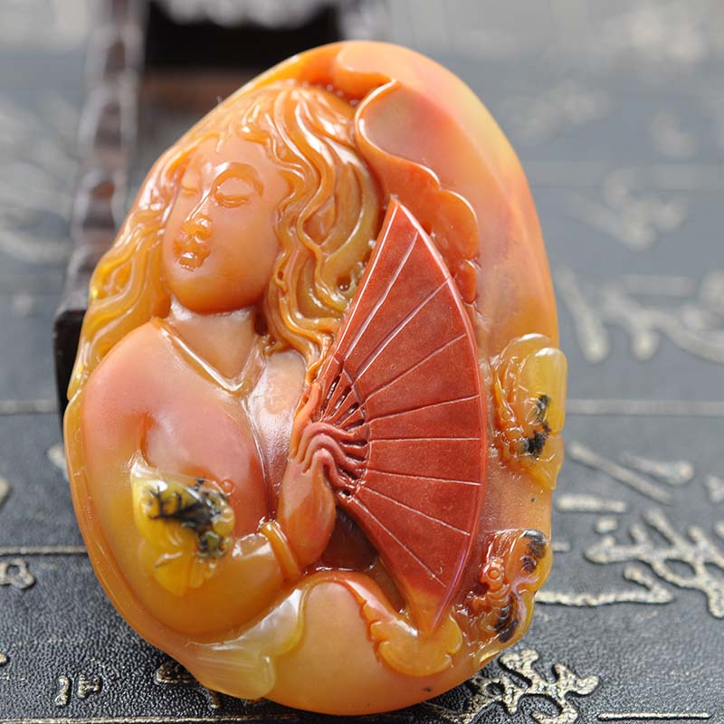 精美的现代黄龙玉雕艺术品（十八）