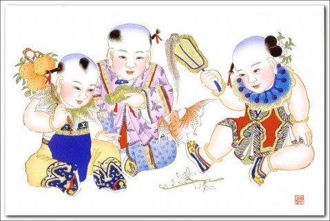 “南桃北柳”之杨柳青年画