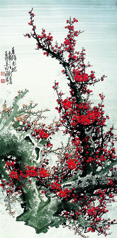 红梅主题的中国传统绘画