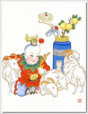 “南桃北柳”之杨柳青年画