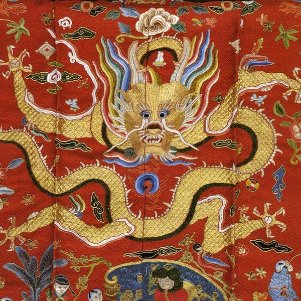 衣上龙纹--中国皇族龙袍上的刺绣龙纹（一）