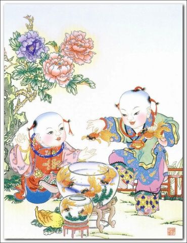 “南桃北柳”之杨柳青年画