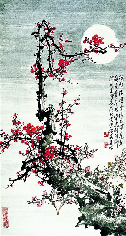红梅主题的中国传统绘画