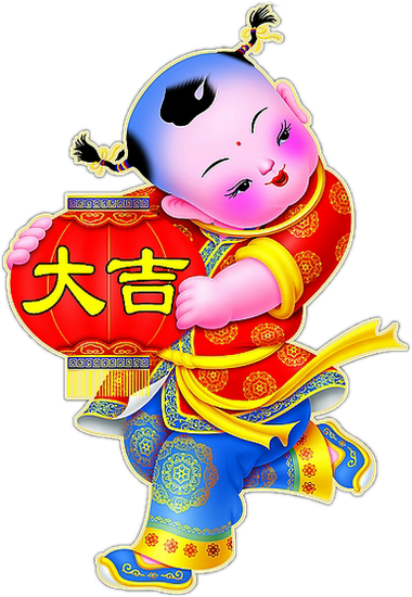 中国传统民俗中的福娃形象