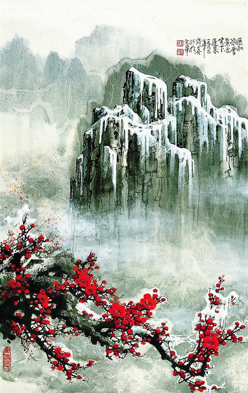红梅主题的中国传统绘画