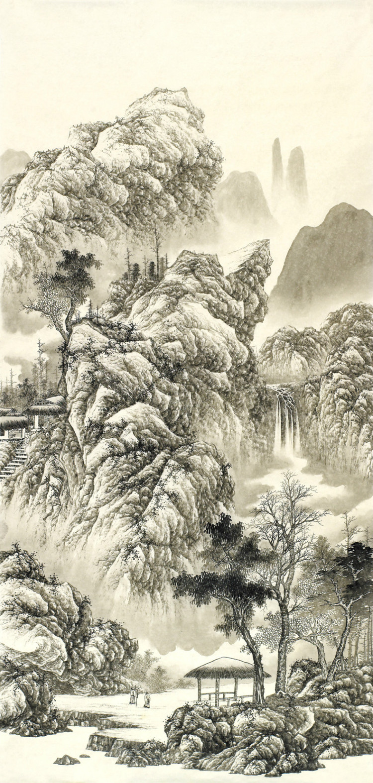 刘广中国山水绘画艺术作品（一）