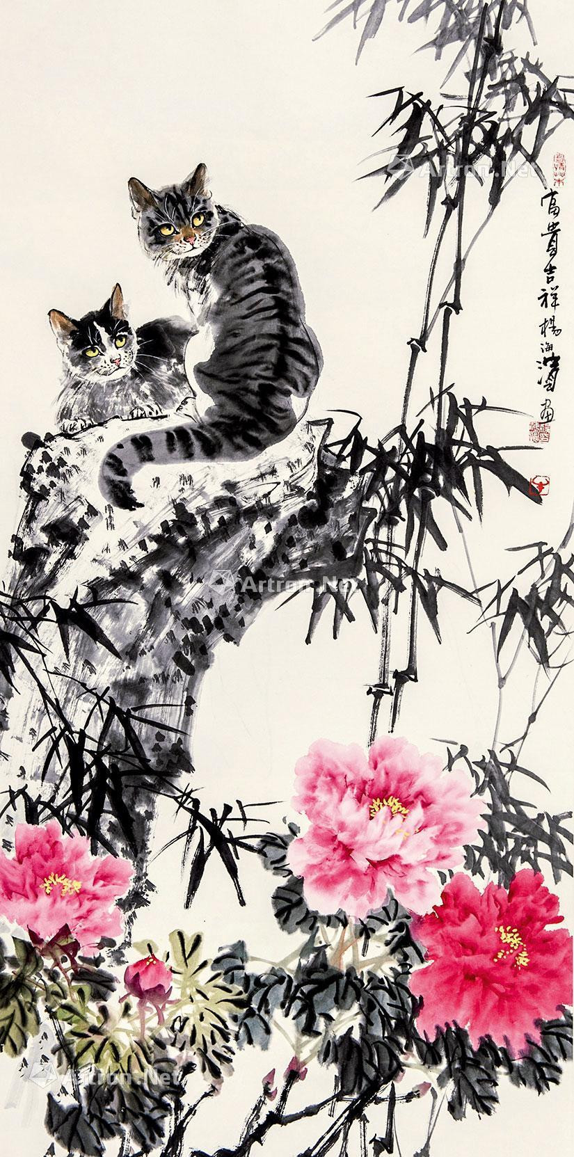 杨海滨花鸟绘画艺术作品