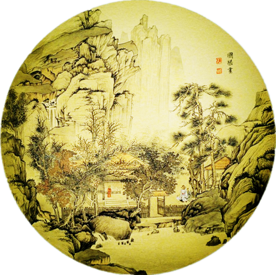 古典团扇书画绘画艺术作品（三）
