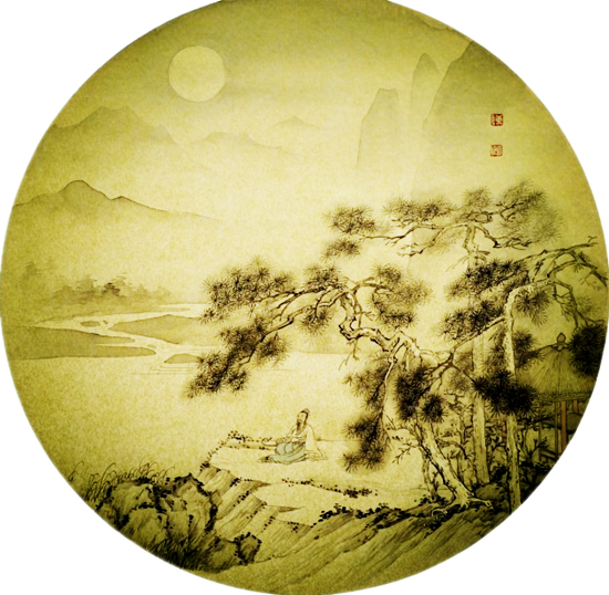 古典团扇书画绘画艺术作品（三）