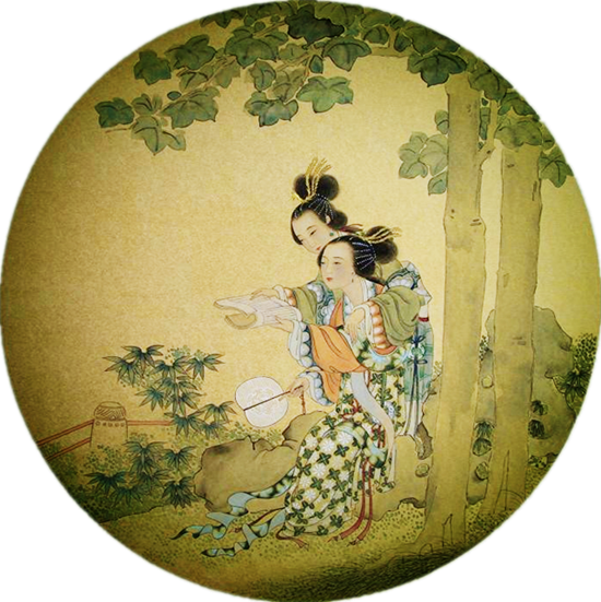 古典团扇书画绘画艺术作品（三）