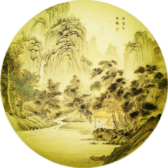 古典团扇书画绘画艺术作品（三）