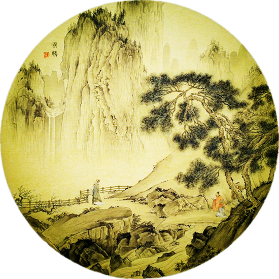 古典团扇书画绘画艺术作品（三）