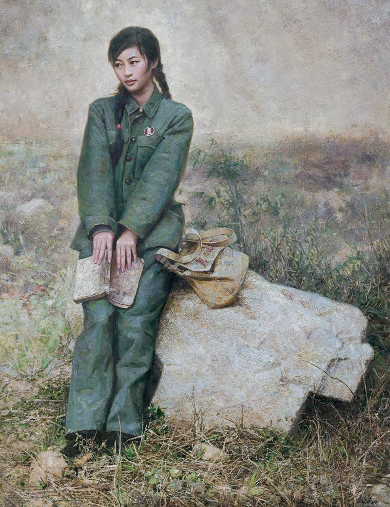 陈大中《伤痕年代的迷茫》系列绘画