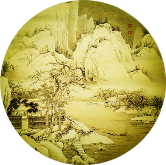 古典团扇书画绘画艺术作品（三）