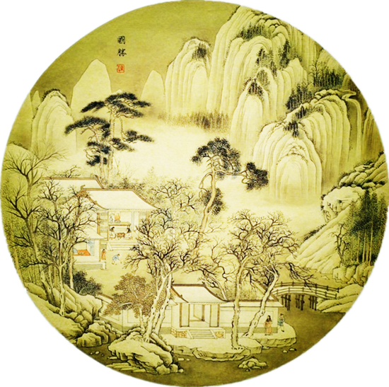 古典团扇书画绘画艺术作品（三）