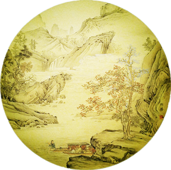 古典团扇书画绘画艺术作品（三）